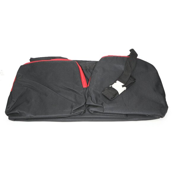 Molson Canadian Large Duffle Bag Travel Hockey Sports Gym Red Black White NEW - Picture 4 of 9
